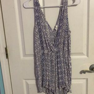 purple colored romper! never worn!